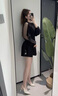 飞旺藤达全身落地镜子壁挂贴墙卧室玄关穿衣镜化妆镜铝合金简约北欧大镜子 香槟金40*150【摆挂两用】 高清成像 合金边框 实拍图