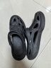 海澜之家HLA凉鞋男士洞洞鞋包头舒适拖鞋HAALXM2DBK120 黑色44/45(双码) 实拍图