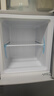 长城（GREAT WALL FRIDGE）家用迷你小冰箱小型冷冻冷藏保鲜宿舍出租房办公室节能省电双开门电冰箱 钛金黑126L【一级能效 全国联保】 实拍图