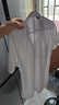 prenomen短袖衬衫男士青年学生修身商务休闲免烫衬衣工作服职业装衣服 斜纹白色 39 /L 实拍图