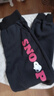 史努比（SNOOPY）童装女童裤子儿童卫裤中大童春季长裤 SNOPY/黑色 160 实拍图