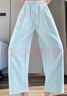 回力阔腿裤女2026新款夏季高腰垂感冰丝山本裤小个子九分哈伦萝卜裤 实拍图