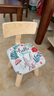 梵俪琳 小凳子家用靠背椅椅子实木木凳板凳宝宝矮凳布艺靠椅矮款小型 44cm高-咪咕兔-【可拆洗】 实拍图