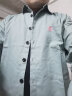 Angelgonzales100%纯棉衬衫免烫宽松版长袖工装男士外套夏季款休闲衬衣男装上衣 高质量纯棉长袖（豆绿色） 2XL 140斤-155斤 实拍图