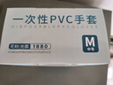 乌斯京一次性手套PVC食品级实验室美容清洁烘焙餐饮厨房手套100只 中码 实拍图