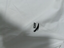 安踏（ANTA）【快干棉】T恤男女同款2025夏季情侣吸湿排汗LOGO宽松休闲短袖t恤 【小logo】纯净白8125-1 XL /男180 女175 实拍图