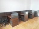 欧音（OUYIN）家具员工办公桌办公室卡座工位财务桌子办公桌椅屏风隔断电脑桌 定制色卡一块 实拍图