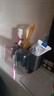 一卫牙刷架免打孔卫生间置物架漱口杯壁挂刷牙杯可拆洗架子吹风机架 太空铝牙刷架【炫彩杯双人款】 实拍图