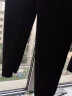 俞兆林2条装打底裤女春秋薄款修身显瘦小脚裤九分秋裤大码黑色铅笔裤 黑色1条+深灰1条 XL（125-160斤） 实拍图