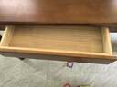 正木枫 【顺丰速发】实木双人书桌简约工作台家用电脑桌写字桌学习桌子 胡桃色【双人桌】 160*60*75cm 实拍图
