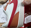 耐克（NIKE）官方酷菠萝男女童COURT大童运动鞋舒适低帮板鞋夏BQ5448 119帆白/大学红/热辣咖喱黄/游戏宝蓝 39 实拍图