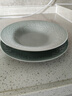 苏氏陶瓷 SUSHI CERAMICS 青瓷釉陶瓷盘花开富贵汤盘子4件套装餐具 实拍图