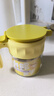 居元素玻璃密封防潮调料盒厨房调料瓶罐家用带勺调味罐350ml 柠檬黄 实拍图
