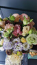 【洋桔梗】无刺玫瑰鲜花云南直发鲜花混搭花束七夕情人节520礼物 随机混色洋桔梗20-25个花苞 实拍图
