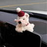 范爷家西高地汽车屏幕摆件潦草小狗车载怀挡中控台屏装饰后视镜车内饰品 实拍图