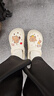 名创优品（MINISO）洞洞鞋女款2025新款eva防滑防臭沙滩鞋增高凉拖鞋女夏季外穿 卡其+卡皮巴拉组合(8个)滴塑 38-39 实拍图