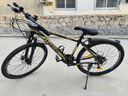 凤凰（Phoenix）山地自行车成人男女学生青少年减震变速越野公路通勤车山地车 26寸黑金辐条轮 27速数字指拨（前中后全轴承） 实拍图