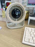 观悦【真静音丨空调扇】桌面小风扇100档扇制冷办公室学生宿舍床上户外夹子式摇头usb小电扇定时大风力 充插两用【顶配超静音款】桌面丨厨房壁挂丨冰晶白 100档空调冷风丨快至次日达丨赠运费险丨质保1年 实拍图