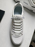 樵柯男鞋秋冬季新款透气小白鞋子男潮流百搭一脚蹬男士运动休闲板鞋男 RF-MB799白色 41 实拍图