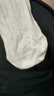 京东京造【纯棉100%】6双男式短袜10A抗菌休闲透气袜子男夏季 黑白 实拍图