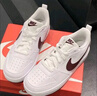 耐克（NIKE）官方NIKE COURT BOROUGH LOW 2 耐克酷菠萝大童运动鞋 HQ1189 141帆白/游戏宝蓝/白/浅土褐/峡谷绿/小径红 37.5 实拍图