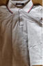罗蒙男童短袖polo衫校服春夏新款T恤女童班服 白色短袖POLO衫 130 实拍图