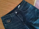 忆克萨夏天五分牛仔短裤男夏季薄款宽松直筒ins潮牌痞帅裤子男休 蓝灰色 33 实拍图