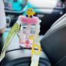 babycare恐龙吸管水杯儿童吸管杯大宝宝直饮幼儿园小学水壶上学户外运动粉 实拍图
