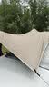 凯路德（KAIROAD）黑胶天幕帐篷户外露营防晒遮阳棚野外聚餐八角蝶形多人野餐出行 奶咖【520*450CM】适合10-16人 实拍图
