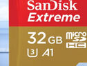 闪迪（SanDisk）32GB TF(MicroSD)内存卡 4K极速金卡A1 V30 U3行车记录仪 运动相机无人机 监控存储卡 读100MB/s 实拍图