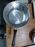 不锈钢奶锅不粘锅小奶锅无涂层热牛奶煮泡面宝宝辅食锅小汤锅 单柄加厚带盖 20cm 实拍图