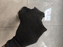 压力瘦腿小腿袜子女秋冬款jk日系瘦腿长筒过膝袜纯色高筒大腿长袜 小腿袜黑色1双 均码 实拍图