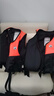 DRESEA救生衣成人儿童高浮力便携式救生背心钓鱼船用游泳海边专业救生衣 黑橙色 XL 实拍图