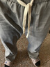 真维斯（Jeanswest）夏季薄款冰丝牛仔裤男生休闲裤宽松直筒阔腿春夏款天丝男款男裤子 灰色 【天丝薄款】 XL 【135-155斤】 实拍图