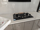 海尔（Haier）智家出品 统帅Ieader燃气灶 家用天然气双灶 5.2KW大火力 钢化玻璃台嵌两用煤气灶L2C（天） 实拍图