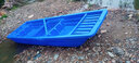 闪电客 双层牛筋大塑料船渔船小船加厚pe钓鱼船塑胶冲锋舟捕鱼养殖船 1.8米船 实拍图