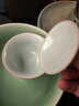 苏氏陶瓷（SUSHI CERAMICS）汝窑开片聚财三才盖碗带两功夫茶杯礼盒小套装平价团购款 实拍图