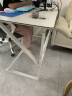 甄严选电脑桌台式电竞桌椅套装组合桌子办公家用桌学习桌书房书桌写字桌 【白架+白碳纤纹面】单桌140*60 实拍图
