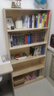 立太（LEADTEK）全实木书架书柜落地置物架一体靠墙柜子储物柜学生家用收纳柜 【15mm加厚实木】80*24*160cm 实拍图