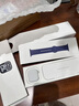 Apple/苹果 Watch Series 10 智能手表GPS款42毫米银色铝金属表壳丹宁色运动型表带M/L MX1K3CH/B 实拍图