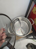 Momscook 不锈钢火锅鸳鸯锅火锅锅304两用锅电磁炉燃气通用28cm家用打边炉 （XR-YY2610）鸳鸯锅- 26cm 实拍图