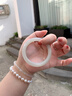 净心石【保价618】和田玉手镯女款平安镯 内径约57-58mm 实拍图