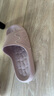 洁丽雅踩屎感拖鞋女款夏季2026新款室内居家居浴室洗澡防滑防臭凉拖鞋男 浅沙色【1.0 小猫吃鱼chao软款】 40-41 【适合39-40码】 实拍图