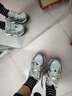 卡帕（Kappa）氢轨鞋厚底银色老爹鞋女子夏季透气网面鞋休闲运动跑鞋 奥运灰 37 实拍图