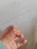 周六福彩宝碧玺黄金足金戒指生日礼物送女友J0212468 约2.05g 12号 实拍图