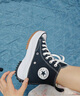 匡威（Converse）官方 Run Star Hike高帮帆布流星厚底鞋黑色166800C 166800C/黑色 42 实拍图