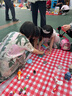 JOYTOUR一次性野餐垫 免洗懒人垫子沙滩垫便携一次性桌布  红格180*180 实拍图