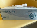 乌斯京一次性手套PVC手套小码100只食品级实验美容清洁烘焙餐饮厨房手套 实拍图