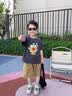 嘟嘟家宝宝短袖夏季男童t恤潮女童半袖夏装儿童上衣小童童装 炭灰色 120 实拍图