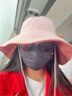 蕉内【赵露思同款】凉皮303UV女士遮阳渔夫帽防晒大帽檐户外防紫外线 【惊喜价】桉粉+橡皮粉 均码 实拍图